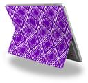 Decal Style Vinyl Skin for Microsoft Surface Pro 4 - Wavey Purple -  (SURFACE NOT INCLUDED)