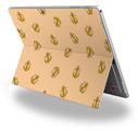 Decal Style Vinyl Skin for Microsoft Surface Pro 4 - Anchors Away Peach -  (SURFACE NOT INCLUDED)