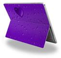 Decal Style Vinyl Skin for Microsoft Surface Pro 4 - Raining Purple -  (SURFACE NOT INCLUDED)