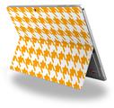 Decal Style Vinyl Skin for Microsoft Surface Pro 4 - Houndstooth Orange - (SURFACE NOT INCLUDED)