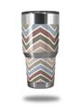 WraptorSkinz Skin Wrap compatible with RTIC 30oz ORIGINAL 2017 AND OLDER Tumblers Zig Zag Colors 03 (TUMBLER NOT INCLUDED)