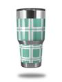 WraptorSkinz Skin Wrap compatible with RTIC 30oz ORIGINAL 2017 AND OLDER Tumblers Squared Seafoam Green (TUMBLER NOT INCLUDED)