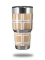 WraptorSkinz Skin Wrap compatible with RTIC 30oz ORIGINAL 2017 AND OLDER Tumblers Squared Peach (TUMBLER NOT INCLUDED)