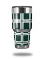 WraptorSkinz Skin Wrap compatible with RTIC 30oz ORIGINAL 2017 AND OLDER Tumblers Squared Hunter Green (TUMBLER NOT INCLUDED)