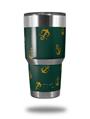 WraptorSkinz Skin Wrap compatible with RTIC 30oz ORIGINAL 2017 AND OLDER Tumblers Anchors Away Hunter Green (TUMBLER NOT INCLUDED)