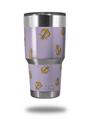 WraptorSkinz Skin Wrap compatible with RTIC 30oz ORIGINAL 2017 AND OLDER Tumblers Anchors Away Lavender (TUMBLER NOT INCLUDED)
