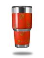 WraptorSkinz Skin Wrap compatible with RTIC 30oz ORIGINAL 2017 AND OLDER Tumblers Anchors Away Red (TUMBLER NOT INCLUDED)