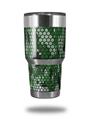 WraptorSkinz Skin Wrap compatible with RTIC 30oz ORIGINAL 2017 AND OLDER Tumblers HEX Mesh Camo 01 Green (TUMBLER NOT INCLUDED)