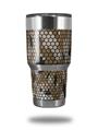 WraptorSkinz Skin Wrap compatible with RTIC 30oz ORIGINAL 2017 AND OLDER Tumblers HEX Mesh Camo 01 Tan (TUMBLER NOT INCLUDED)