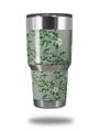 WraptorSkinz Skin Wrap compatible with RTIC 30oz ORIGINAL 2017 AND OLDER Tumblers Victorian Design Green (TUMBLER NOT INCLUDED)