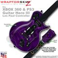 Abstract 01 Purple WraptorSkinz  Skin fits XBOX 360 & PS3 Guitar Hero III Les Paul Controller (GUITAR NOT INCLUDED)