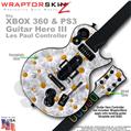 Daisys WraptorSkinz  Skin fits XBOX 360 & PS3 Guitar Hero III Les Paul Controller (GUITAR NOT INCLUDED)