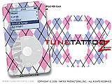Argyle Blue and Pink iPod Tune Tattoo Kit (fits 4th Gen iPods)