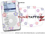Pastel Flowers iPod Tune Tattoo Kit (fits 4th Gen iPods)