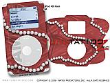 Satin and Pearls Red iPod Tune Tattoo Kit (fits 4th Gen iPods)