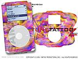 Tye Dye Pastel iPod Tune Tattoo Kit (fits 4th Gen iPods)
