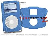 Water Drops Blue iPod Tune Tattoo Kit (fits 4th Gen iPods)