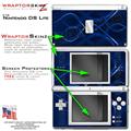 Nintendo DS Lite Skin Abstract 01 Blue WraptorSkinz Kit by TuneTattooz