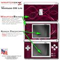 Nintendo DS Lite Skin Abstract 01 Pink WraptorSkinz Kit by TuneTattooz