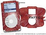 Stardust Red iPod Tune Tattoo Kit (fits 4th Gen iPods)