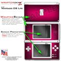 Nintendo DS Lite Skin Colorburst Hot Pink WraptorSkinz Kit by TuneTattooz