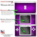 Nintendo DS Lite Skin Colorburst Purple WraptorSkinz Kit by TuneTattooz