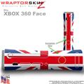 Union Jack 02 Skin by WraptorSkinz TM fits XBOX 360 Factory Faceplates
