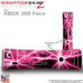 Lightning Pink Skin by WraptorSkinz TM fits XBOX 360 Factory Faceplates