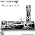 Lightning White Skin by WraptorSkinz TM fits XBOX 360 Factory Faceplates
