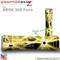 Lightning Yellow Skin by WraptorSkinz TM fits XBOX 360 Factory Faceplates