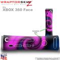 Alecias Swirl 01 Hot Pink Skin by WraptorSkinz TM fits XBOX 360 Factory Faceplates