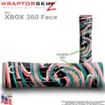 Alecias Swirl 02 Skin by WraptorSkinz TM fits XBOX 360 Factory Faceplates