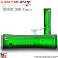 Colorburst Green Skin by WraptorSkinz TM fits XBOX 360 Factory Faceplates