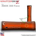 Colorburst Orange Skin by WraptorSkinz TM fits XBOX 360 Factory Faceplates
