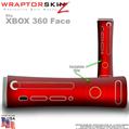 Colorburst Red Skin by WraptorSkinz TM fits XBOX 360 Factory Faceplates