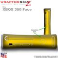 Colorburst Yellow Skin by WraptorSkinz TM fits XBOX 360 Factory Faceplates