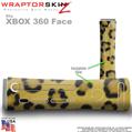 Leopard Skin Skin by WraptorSkinz TM fits XBOX 360 Factory Faceplates
