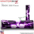 Radioactive Purple Skin by WraptorSkinz TM fits XBOX 360 Factory Faceplates