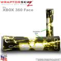 Radioactive Yellow Skin by WraptorSkinz TM fits XBOX 360 Factory Faceplates
