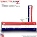 Red, White and Blue Skin by WraptorSkinz TM fits XBOX 360 Factory Faceplates