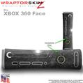 Stardust Black Skin by WraptorSkinz TM fits XBOX 360 Factory Faceplates