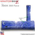 Stardust Blue Skin by WraptorSkinz TM fits XBOX 360 Factory Faceplates