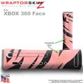 Zebra Stripes Pink Skin by WraptorSkinz TM fits XBOX 360 Factory Faceplates