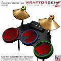 Spider Web Skin by WraptorSkinz fits Guitar Hero 4 World Tour Drum Set for Nintendo Wii, XBOX 360, PS2 & PS3 (DRUMS NOT INCLUDED)