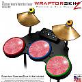Stardust Pink Skin by WraptorSkinz fits Guitar Hero 4 World Tour Drum Set for Nintendo Wii, XBOX 360, PS2 & PS3 (DRUMS NOT INCLUDED)