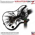 Lightning Black  Skin fits Guitar Hero 5 - World Tour - Band Hero Guitar for XBOX 360 and PS3