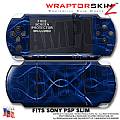 Abstract 01 Blue WraptorSkinz  Decal Style Skin fits Sony PSP Slim (PSP 2000)