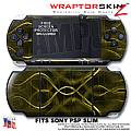 Abstract 01 Yellow WraptorSkinz  Decal Style Skin fits Sony PSP Slim (PSP 2000)