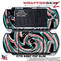 Alecias Swirl 02 WraptorSkinz  Decal Style Skin fits Sony PSP Slim (PSP 2000)