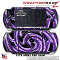 Alecias Swirl 02 Purple WraptorSkinz  Decal Style Skin fits Sony PSP Slim (PSP 2000)